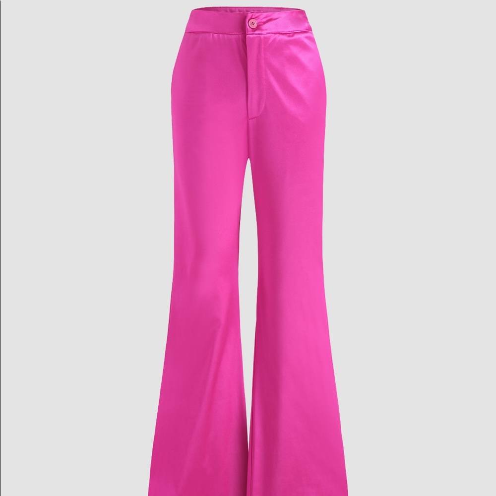 Cider hot pink flare pant